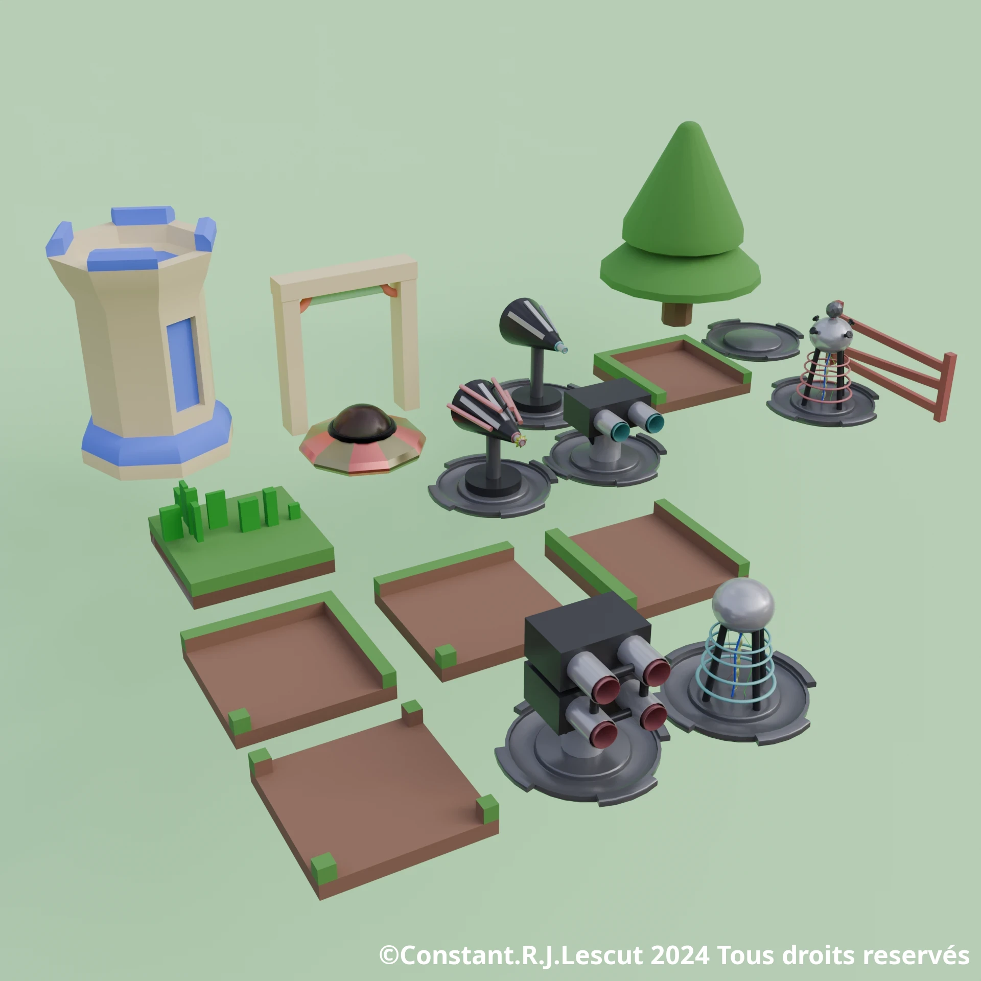 assets finaux sur blender