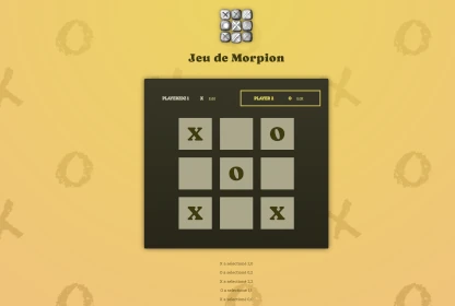 jeu de morpion