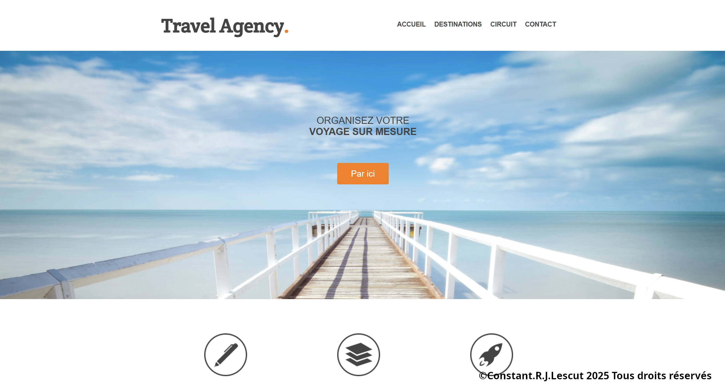 site agence de voyage